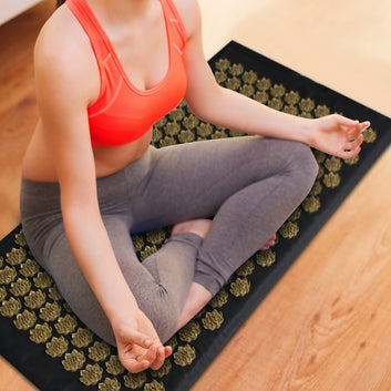 Acupressure Massage Mat and Pillow Therapy Set